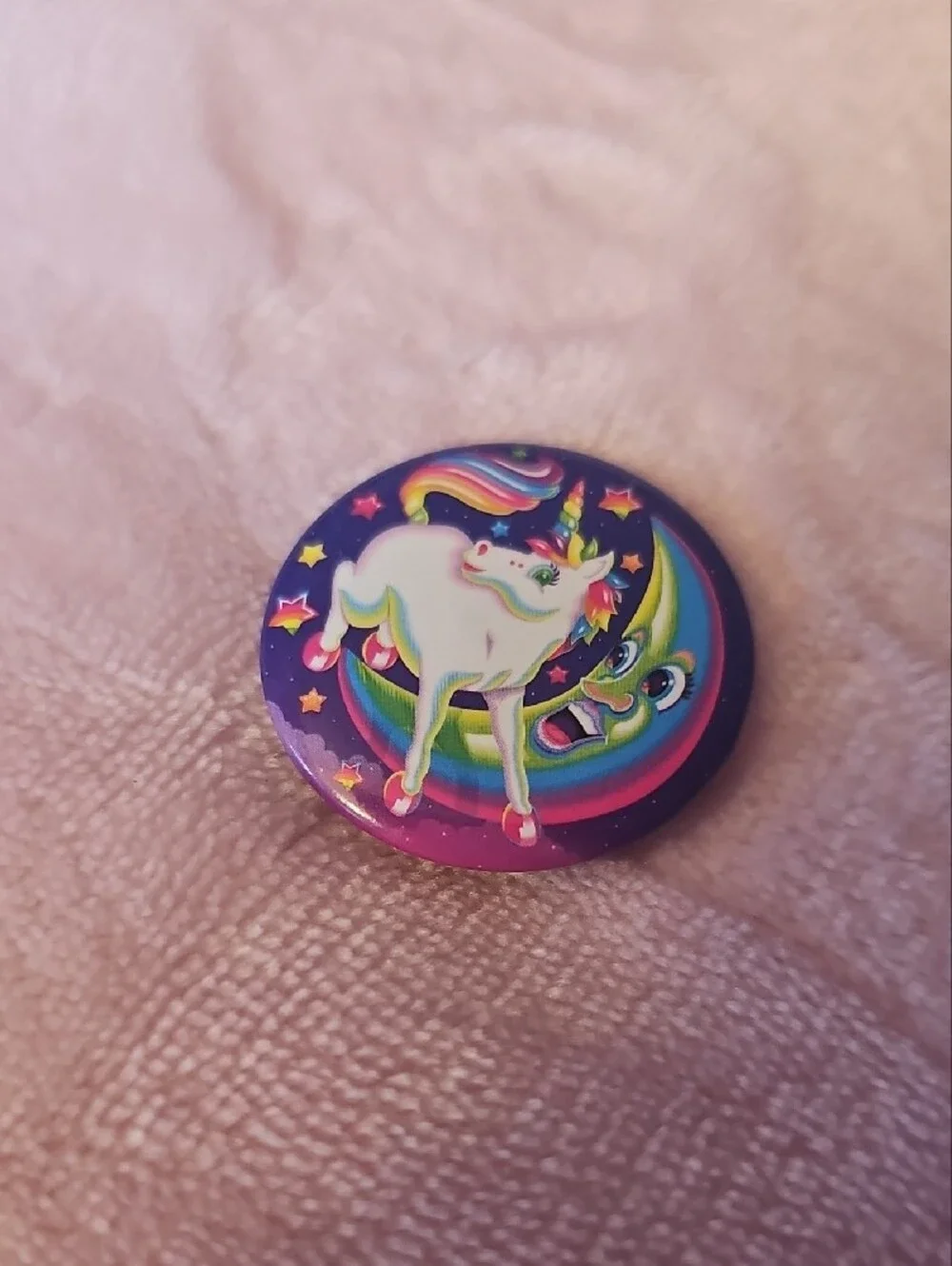 Pink Unicorn & Rainbow Kids Enamel Pin Set